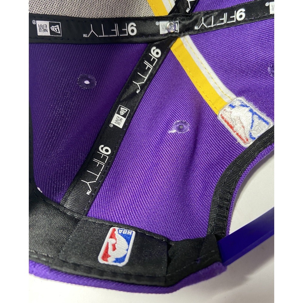 Los Angeles LA Lakers Snapback New Era Hat 2019 Draft Series With Lapel Pin - Picture 11 of 11